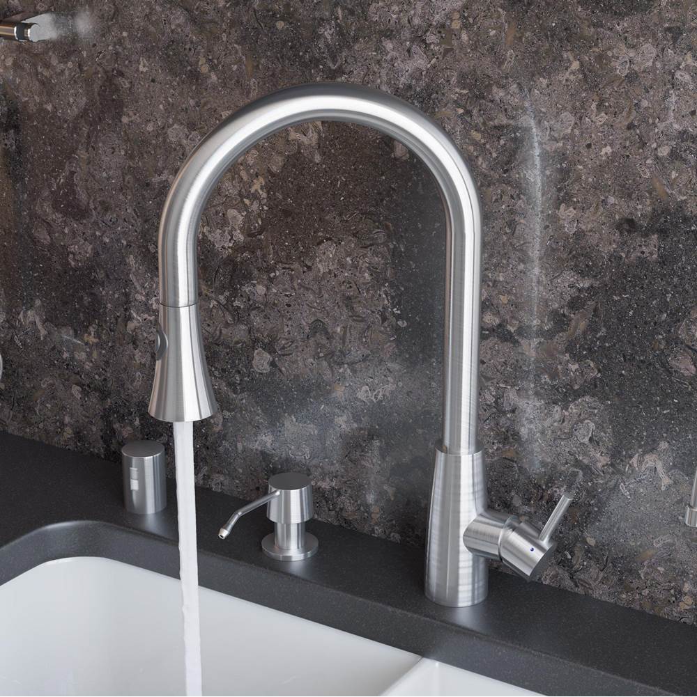 Alfi Trade Deck Mount Kitchen Faucets item AB2034-BSS