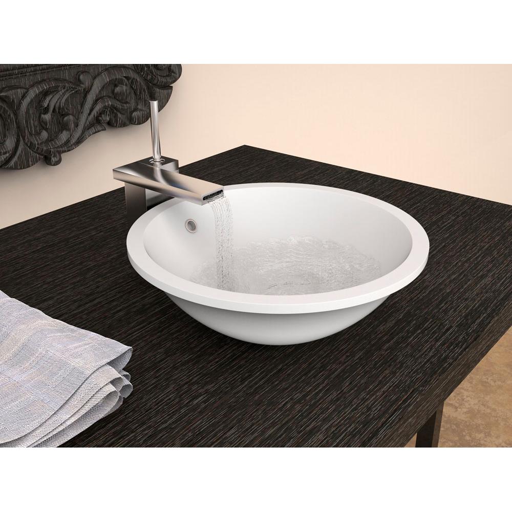 Aquatica Vessel Bathroom Sinks item Lotus-Sink-Wht