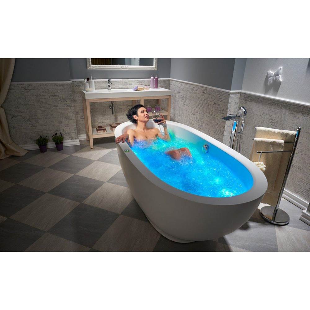 Aquatica Drop In Whirlpool Bathtubs item PS503M-Wht-Rlx
