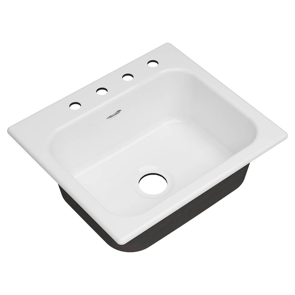 American Standard Drop In Double Bowl Sink Kitchen Sinks item 77SB25224.308