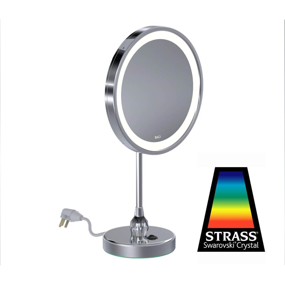 Baci Mirrors Magnifying Mirrors Bathroom Accessories item BSRX10-27-PB