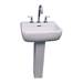 Barclay - 3-1008WH - Complete Pedestal Bathroom Sinks