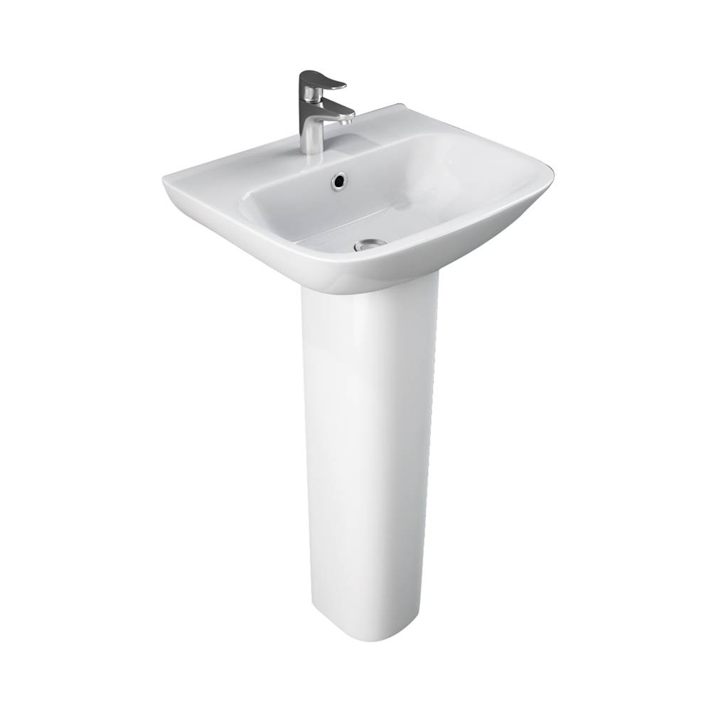 Barclay Complete Pedestal Bathroom Sinks item 3-1108WH