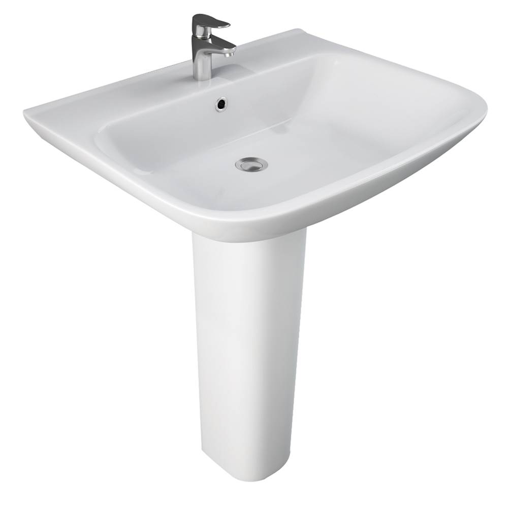 Barclay Complete Pedestal Bathroom Sinks item 3-1121WH