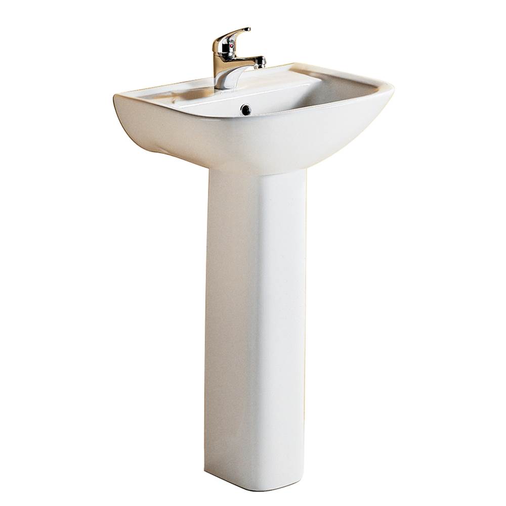 Barclay Complete Pedestal Bathroom Sinks item 3-128WH