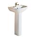 Barclay - C/3-120WH - Complete Pedestal Bathroom Sinks
