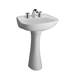 Barclay - 3-318WH - Complete Pedestal Bathroom Sinks