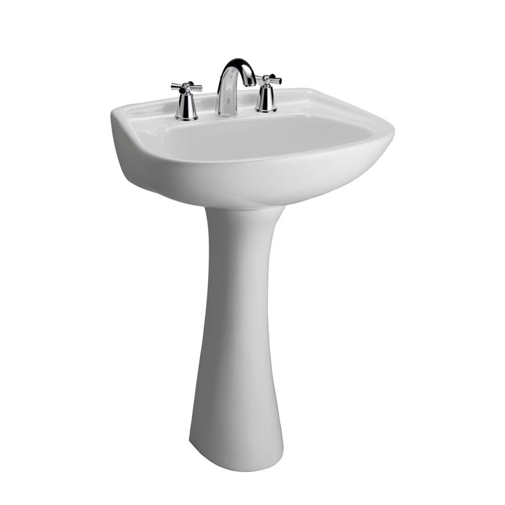 Barclay Complete Pedestal Bathroom Sinks item 3-314WH