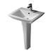 Barclay - 3-368WH - Complete Pedestal Bathroom Sinks
