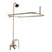 Barclay - 4063-PL-PB - Shower Curtain Rods Shower Accessories