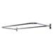 Barclay - 4145-60-BN - Shower Curtain Rods Shower Accessories