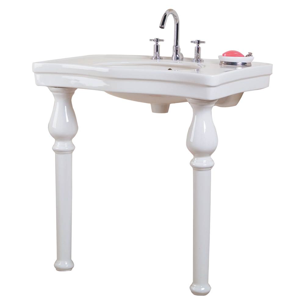 Barclay Lavatory Console Bathroom Sinks item 971-WH