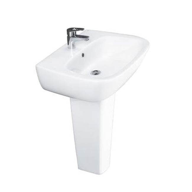 Barclay Complete Pedestal Bathroom Sinks item 3-144WH