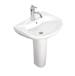 Barclay - 3-9154WH - Complete Pedestal Bathroom Sinks