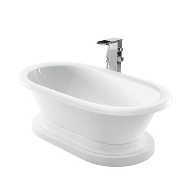 Barclay Free Standing Soaking Tubs item ATDRN71BB-WH