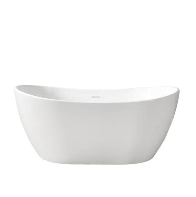 Barclay Free Standing Soaking Tubs item RTDSN56-OF-WH