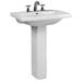 Barclay - 3-261WH - Complete Pedestal Bathroom Sinks