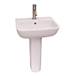 Barclay - 3-218WH - Complete Pedestal Bathroom Sinks