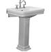 Barclay - 3-664WH - Complete Pedestal Bathroom Sinks