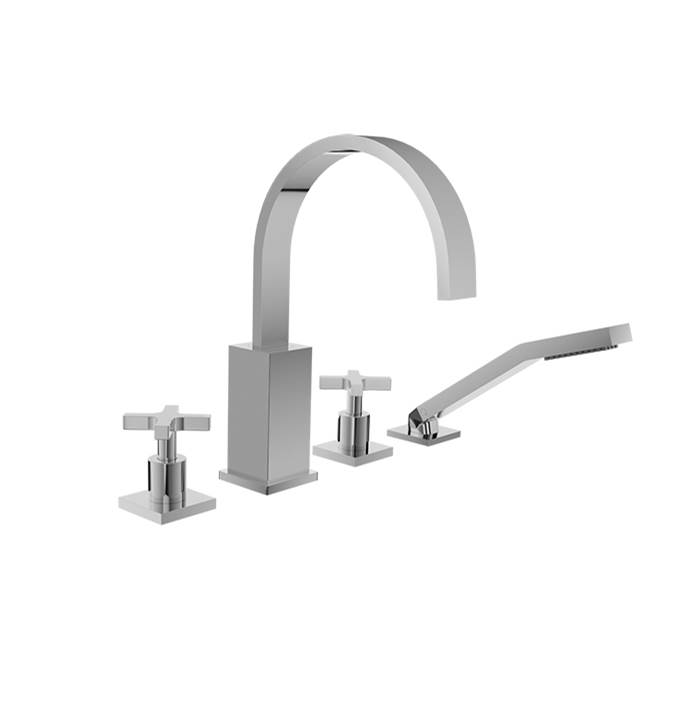 BARiL Deck Mount Roman Tub Faucets With Hand Showers item B27-1481-07-LL-175