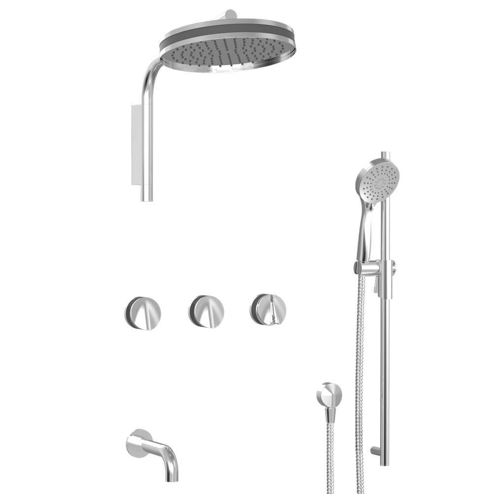 BARiL Thermostatic Valve Trim Shower Faucet Trims item TRO-3353-47-GY-NS