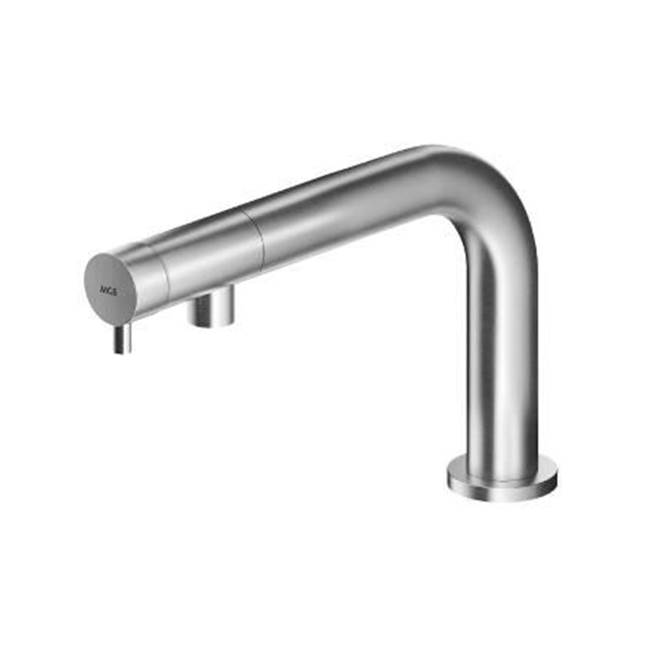 MGS Bagno Deck Mount Bathroom Sink Faucets item MB266-SSP