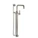 California Faucets - 1411-H34.18-SN - Floor Mount Tub Fillers