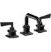 California Faucets - 8502ZB-MBLK - Widespread Bathroom Sink Faucets