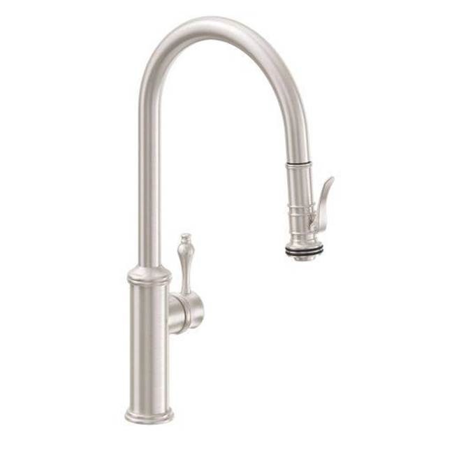 California Faucets Pull Down Faucet Kitchen Faucets item K10-100SQ-33-MBLK