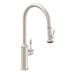 California Faucets - K10-100SQ-48-USS - Pull Down Kitchen Faucets