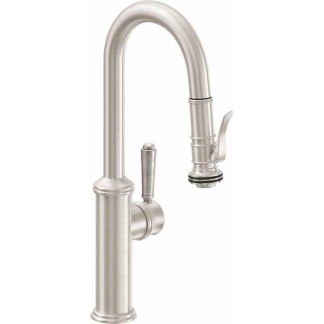 California Faucets Deck Mount Kitchen Faucets item K10-101SQ-48-WHT
