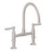 California Faucets - K10-120-33-SN - Bridge Kitchen Faucets