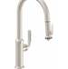 California Faucets - K30-100SQ-KL-LSG - Pull Down Kitchen Faucets