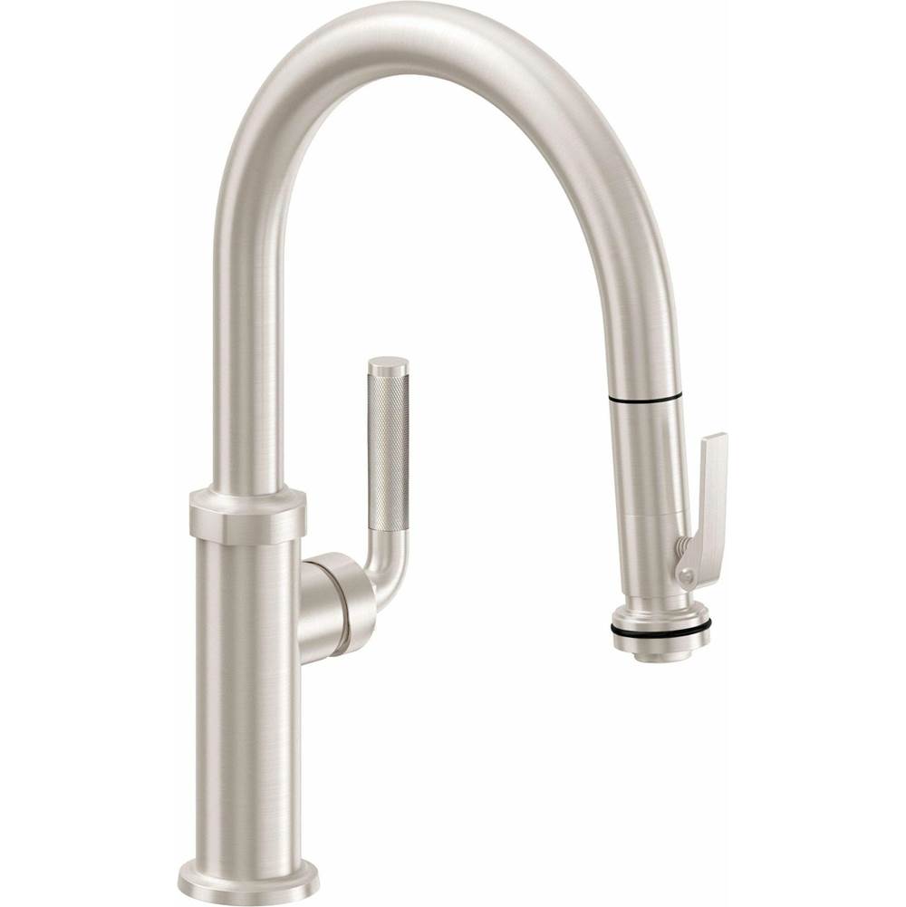 California Faucets Pull Down Faucet Kitchen Faucets item K30-102SQ-SL-MWHT