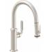 California Faucets - K30-102SQ-FL-SN - Pull Down Kitchen Faucets