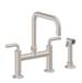 California Faucets - K30-123S-SL-BTB - Bridge Kitchen Faucets