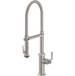 California Faucets - K30-150SQ-KL-SN - Single Hole Kitchen Faucets