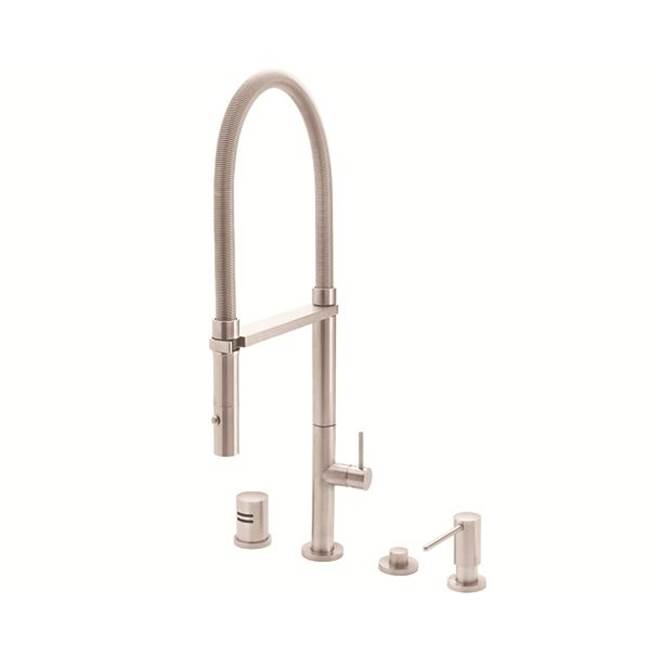 California Faucets Pull Out Faucet Kitchen Faucets item K50-150-SST-MWHT