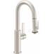 California Faucets - K51-101SQ-ST-MWHT - Deck Mount Kitchen Faucets