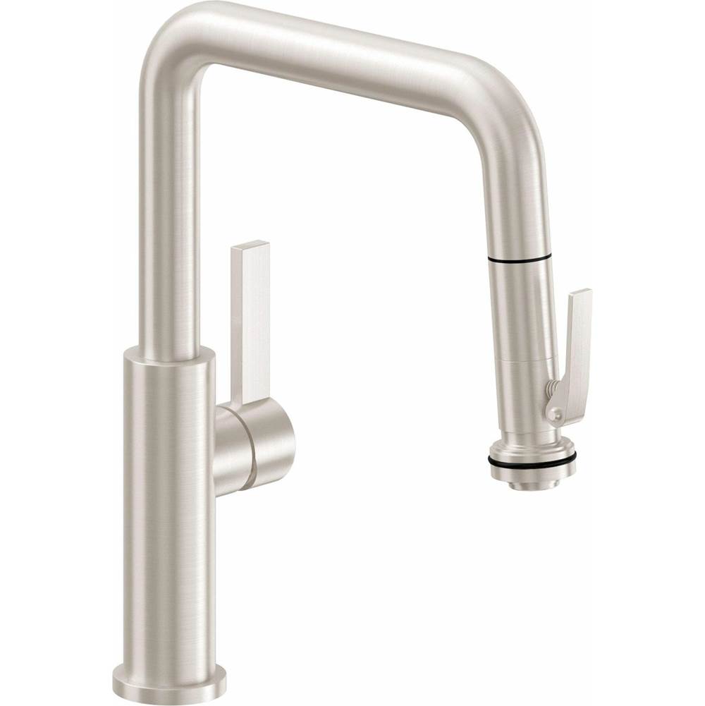 California Faucets Pull Down Faucet Kitchen Faucets item K51-103SQ-BFB-MWHT