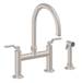 California Faucets - K81-120S-BL-PBU - Bridge Kitchen Faucets