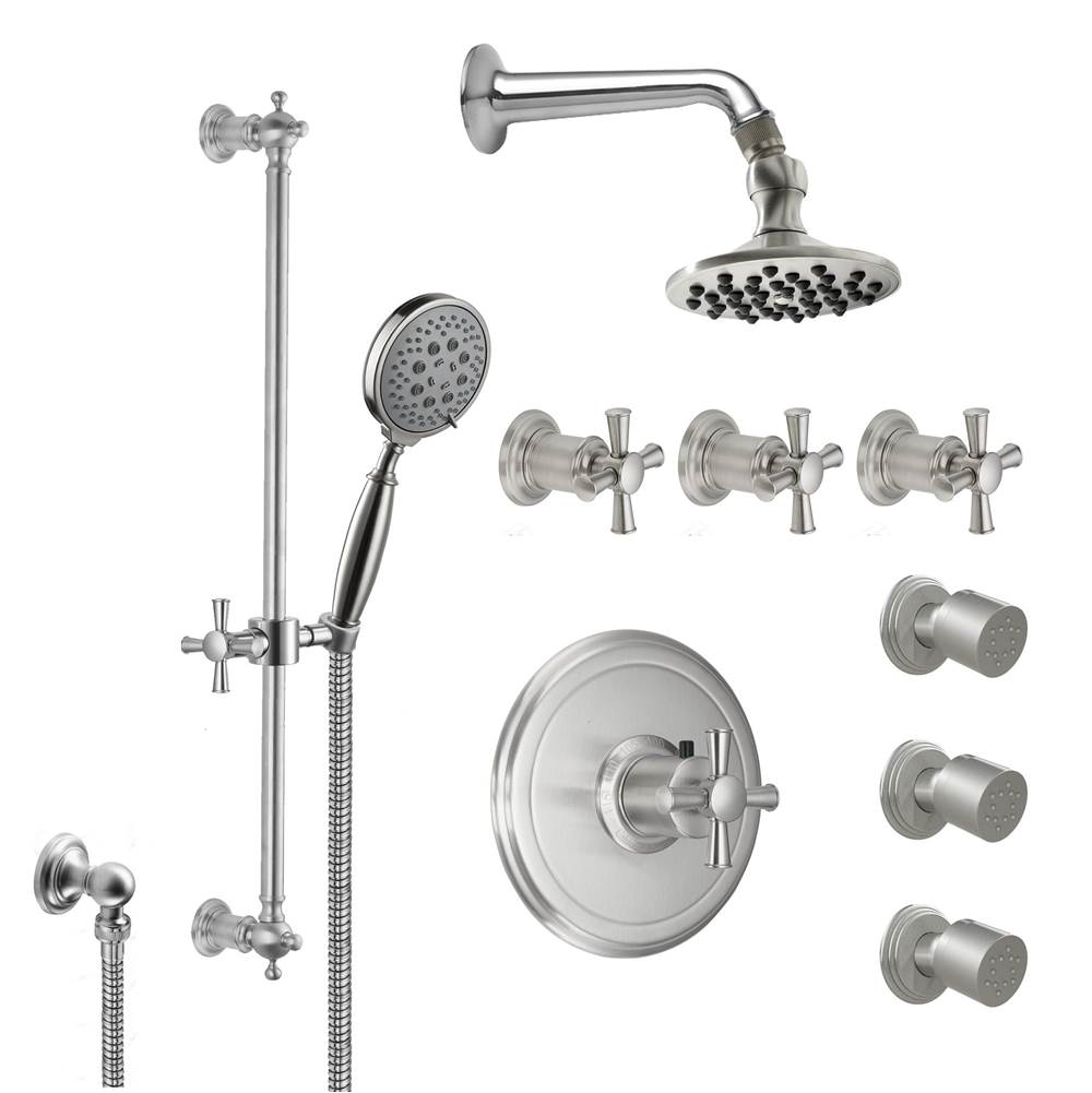 California Faucets Shower System Kits Shower Systems item KT08-48X.18-MBLK