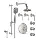 California Faucets - KT08-48.25-BLKN - Shower System Kits