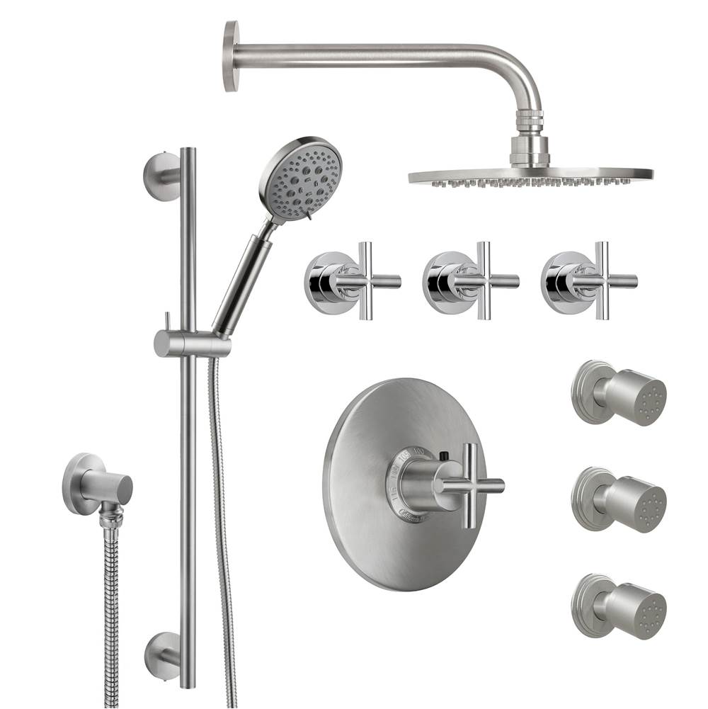 California Faucets Shower System Kits Shower Systems item KT08-65.25-BLKN