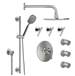 California Faucets - KT08-66.18-PC - Shower System Kits
