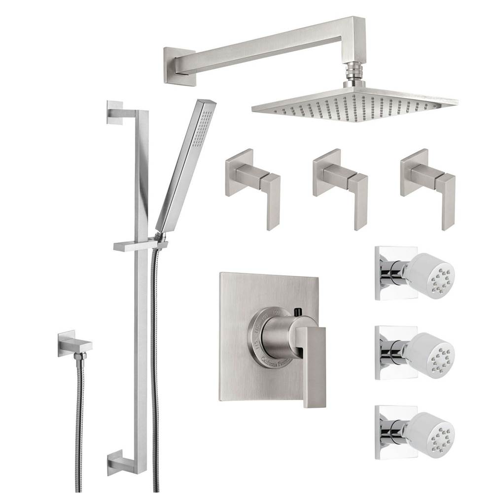 California Faucets Shower System Kits Shower Systems item KT08-77.25-PB