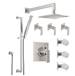 California Faucets - KT08-77.20-MBLK - Shower System Kits