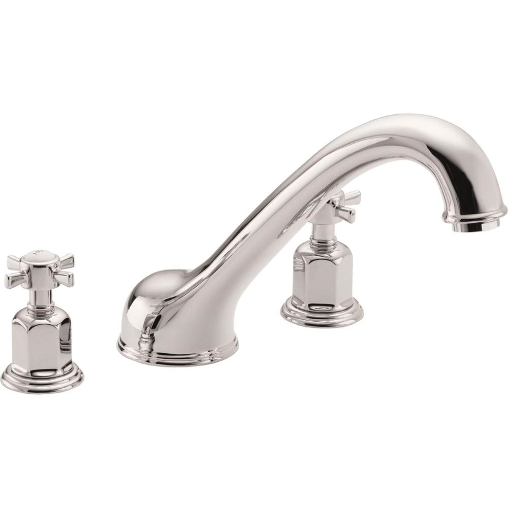 California Faucets  Roman Tub Faucets With Hand Showers item 3408-BLKN