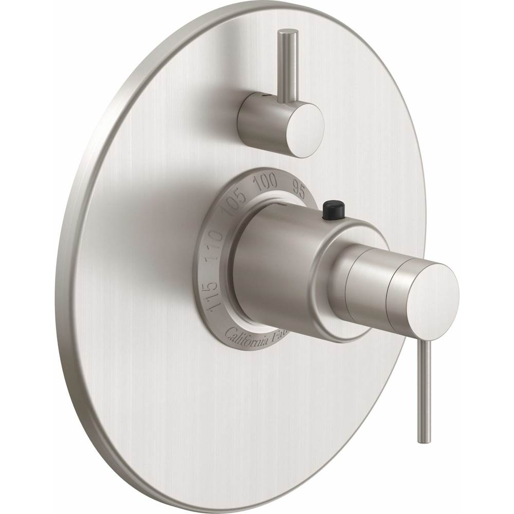 California Faucets Thermostatic Valve Trim Shower Faucet Trims item TO-TH1L-52-BLK