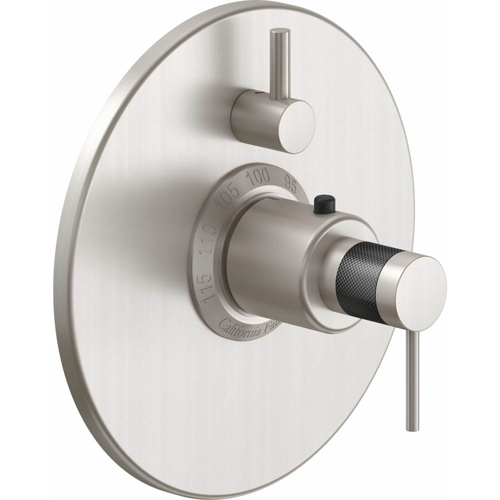 California Faucets Thermostatic Valve Trim Shower Faucet Trims item TO-TH1L-52F-BBU